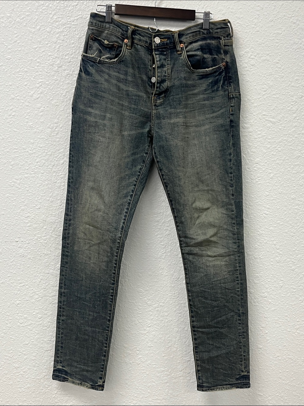 Purple Brand Aged Straight Leg Jeans 32x34 #1036